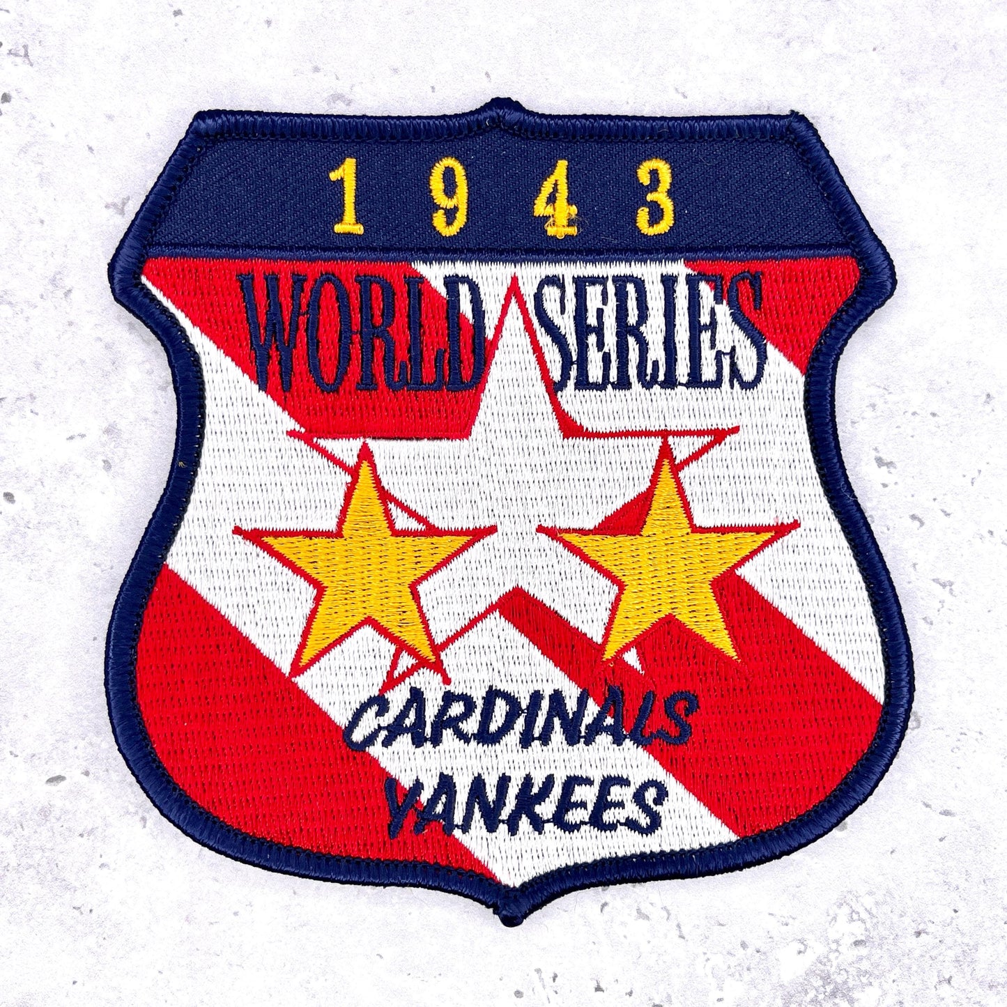 1943 NY Yankees World Series Patch • MLB St Louis Cardinals • Willabee & Ward NOS