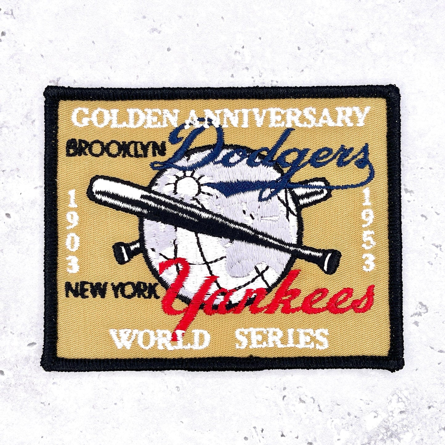 1953 NY Yankees World Series Patch • MLB Brooklyn Dodgers • Willabee & Ward NOS