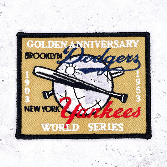 1953 NY Yankees World Series Patch • MLB Brooklyn Dodgers • Willabee & Ward NOS