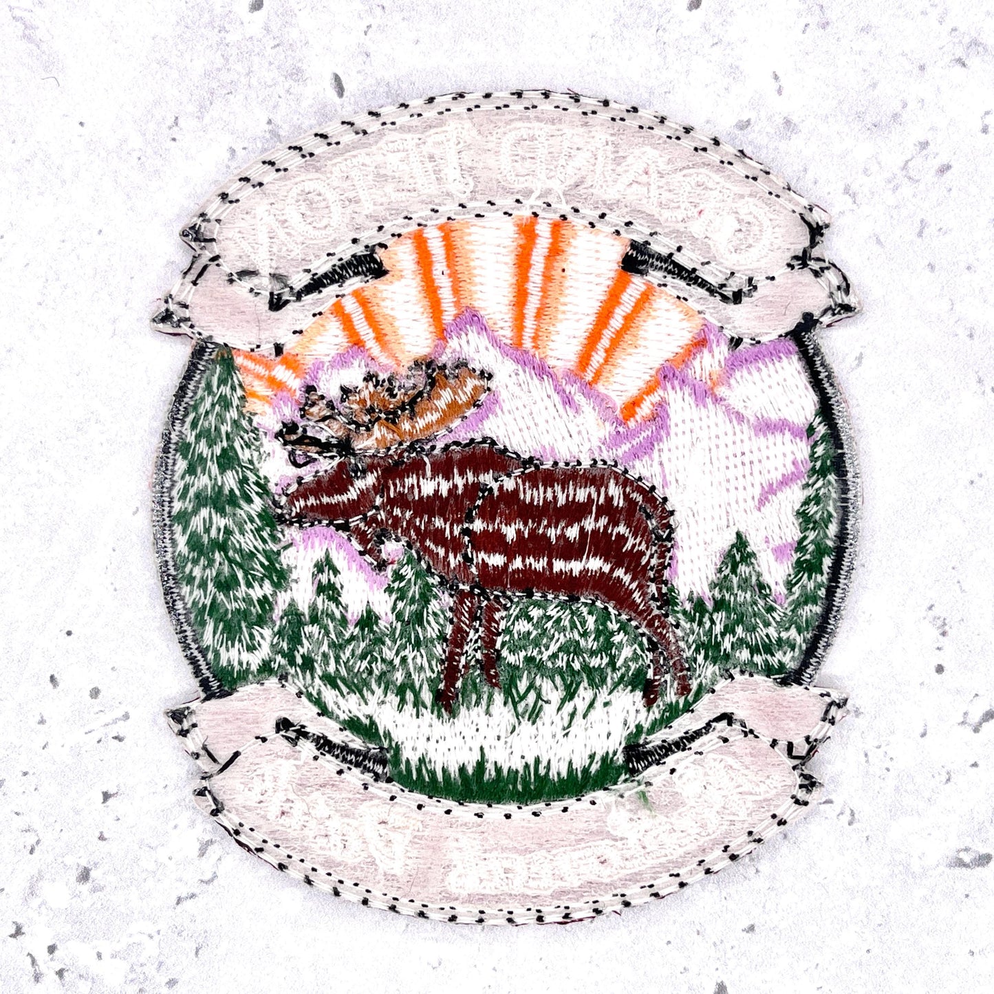 Grand Teton National Park Patch • Wyoming Moose Mountain Souvenir • Iron-On