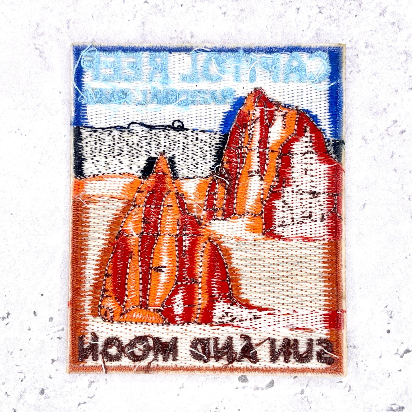 Capitol Reef National Park Patch • Utah Desert Sun and Moon • Iron-On