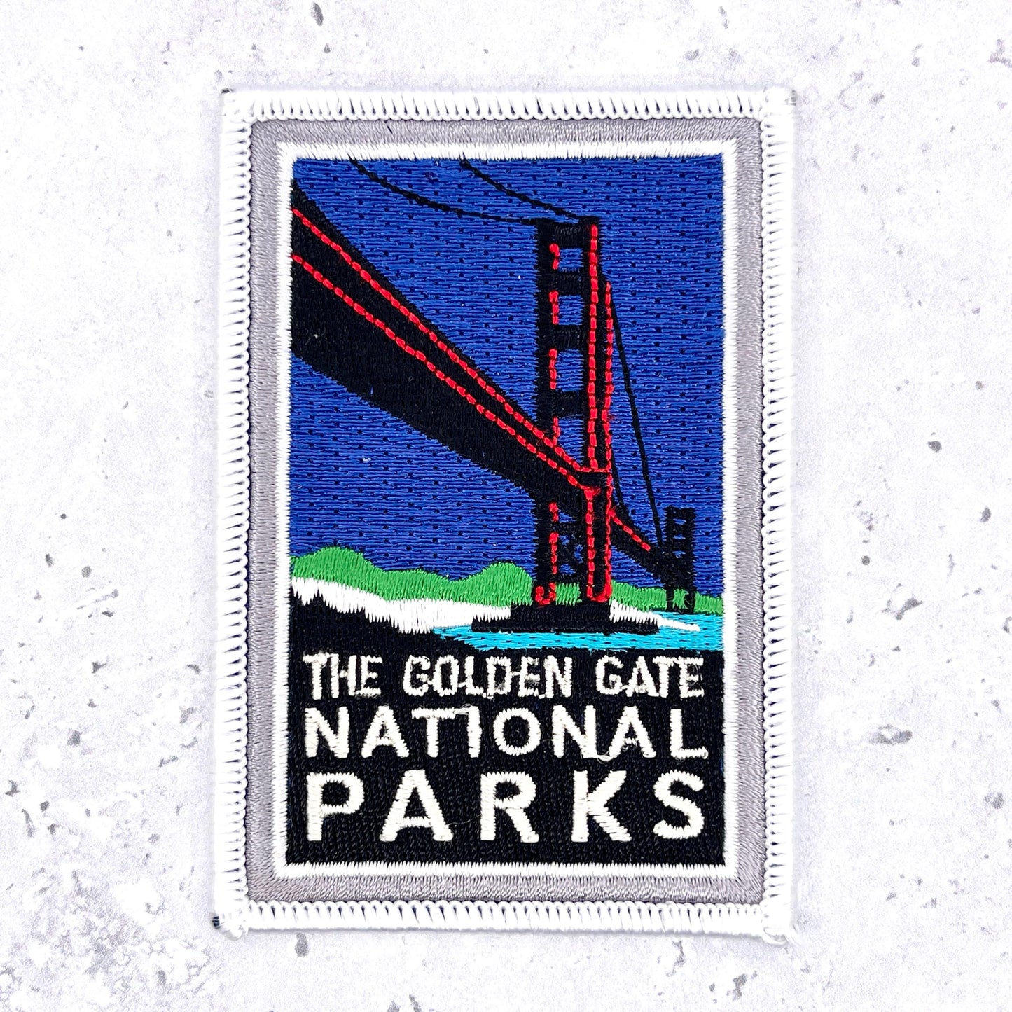 Golden Gate National Parks Patch • San Francisco Bridge Souvenir • Iron-On