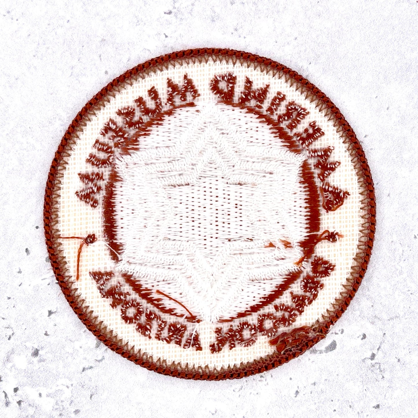 Amerind Museum Patch • Dragoon Arizona Native American Archaeology • Iron-On NOS
