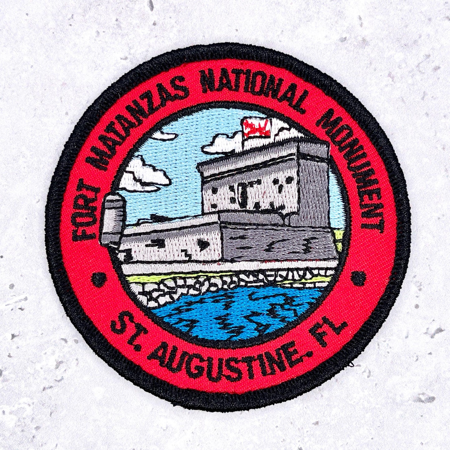 Fort Matanzas National Monument Patch • St Augustine Florida • Y2K Iron-On NOS