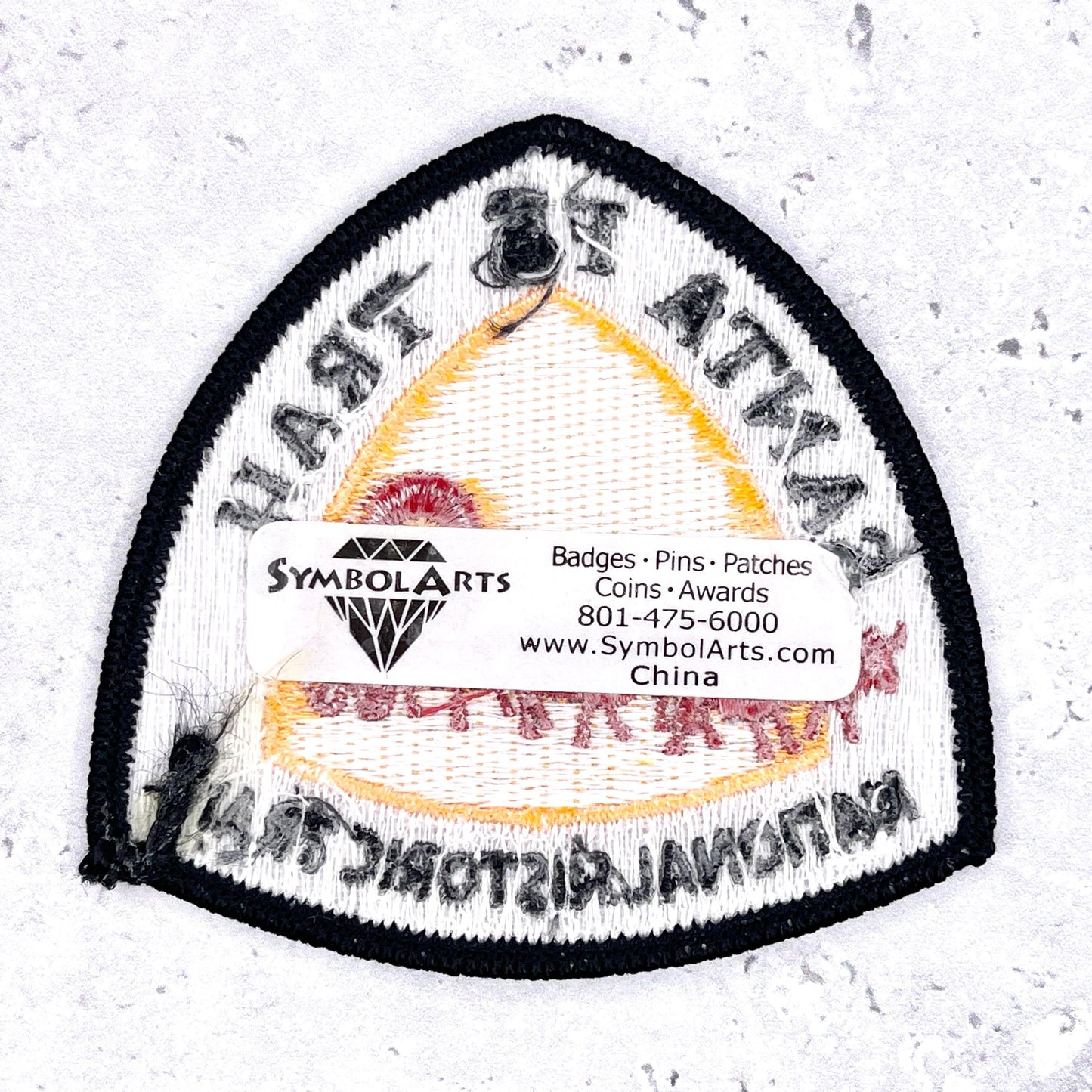 Santa Fe Trail Patch • National Historic Route Pioneer Wagon Train • Iron-On NOS
