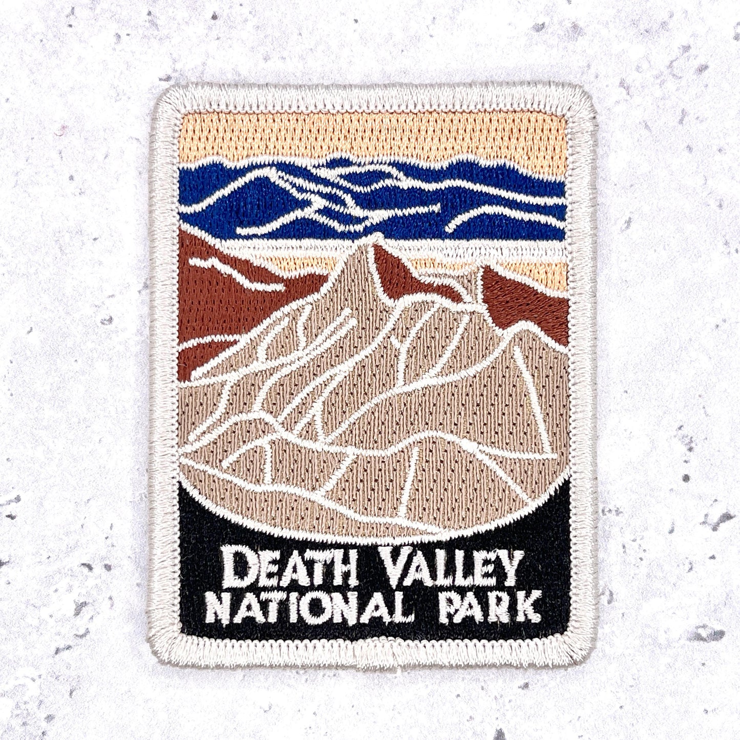 Death Valley National Park Patch • California Desert Souvenir • Iron-On