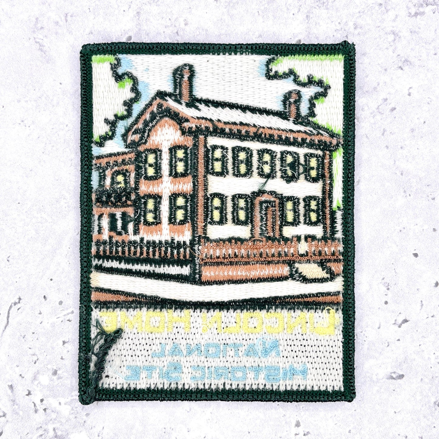 Abraham Lincoln Home Patch • Springfield National Historic Site • Y2K Iron-On NOS